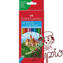 Kredki ZAMEK 12 kolorów opakowanie kartonowe 120112 FC FABER-CASTELL