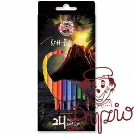 Kredki DINO 24 kol. 3594 KOH-I-NOOR Kredki DINO 24 kol. 3594 KOH-I-NOOR