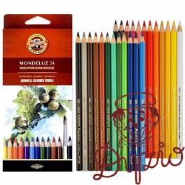 Kredki MONDELUZ 24 kol. 3718 KOH-I-NOOR Kredki MONDELUZ 24 kol. 3718 KOH-I-NOOR