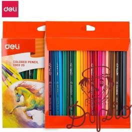 Kredki ołówkowe trójkątne COLORUN 24 kolorów EC00320 DELI Kredki ołówkowe trójkątne COLORUN 24 kolorów EC00320 DELI