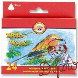 Kredki TRIO WAX JUMBO 24 kol. 10mm 8274/2 KOH-I-NOOR
