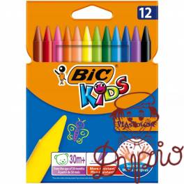Kredki świecowe 12kol. Plastidecor 945764 BIC Kredki świecowe 12kol. Plastidecor 945764 BIC