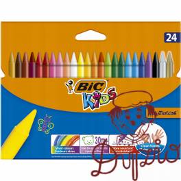Kredki świecowe 24kol. Plastidecor 829772 BIC Kredki świecowe 24kol. Plastidecor 829772 BIC