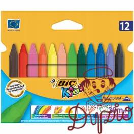 Kredki świecowe 12kol. Plastidecor Triangle 8297733 BIC Kredki świecowe 12kol. Plastidecor Triangle 8297733 BIC