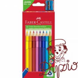 Kredki trójkątne FABER-CASTELL Junior Grip 10 kolorów 116510 FC