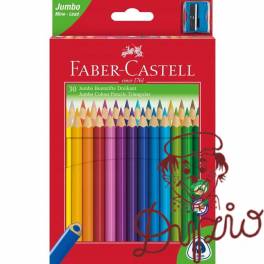 Kredki trójkątne FABER-CASTELL Junior Grip 30 kolorów 116530 FC Kredki trójkątne FABER-CASTELL Junior Grip 30 kolorów 116530 FC