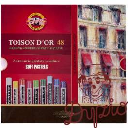 Kredki pastele suche 48 kolorów TOISON D`OR 8516N KOH-I-NOOR Kredki pastele suche 48 kolorów TOISON D`OR 8516N KOH-I-NOOR