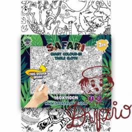 Obrus do kolorowania 160x110cm SAFARI (2szt.) Panta Plast Obrus do kolorowania 160x110cm SAFARI (2szt.) Panta Plast