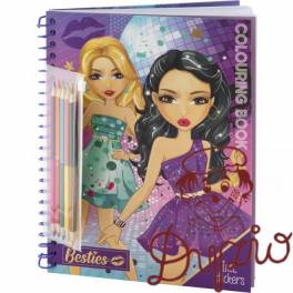 Kolorowanka A4 Moda + kredki 140003 BESTIES Kolorowanka A4 Moda + kredki 140003 BESTIES