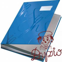 Książka do podpisu LEITZ niebieski 18 przegródek 57450035