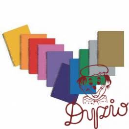 Kołobrulion A5 80k twarda oprawa spirala mix kolor TT6909 TADEO Kołobrulion A5 80k twarda oprawa spirala mix kolor TT6909 TADEO