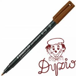 Foliopis 318-7 brąz STAEDTLER LUMOCOLOR Foliopis 318-7 brąz STAEDTLER LUMOCOLOR