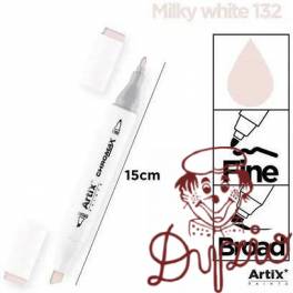 Marker alkoholowy dwustronny MILKY WHITE PP915-19 ARTIX Marker alkoholowy dwustronny MILKY WHITE PP915-19 ARTIX