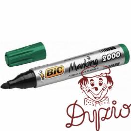 Marker permanentny 2000 zielony BIC ECO okrągła końcówka 8209123 Marker permanentny 2000 zielony BIC ECO okrągła końcówka 8209123