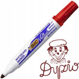 Marker VELLEDA 1701 suchościeralny czerwony BIC ECO okrągła końcówka 904939 Marker VELLEDA 1701 suchościeralny czerwony BIC ECO okrągła końcówka 904939