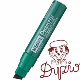 Marker permanentny N50XL-D gruby zielony PENTEL Marker permanentny N50XL-D gruby zielony PENTEL