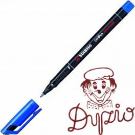 Foliopis STABILO OHPen F niezmywalny 0.7mm niebieski 842/41 Foliopis STABILO OHPen F niezmywalny 0.7mm niebieski 842/41