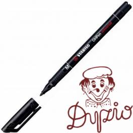 Foliopis STABILO OHPen M niezmywalny 1.0mm czarny 843/46 Foliopis STABILO OHPen M niezmywalny 1.0mm czarny 843/46