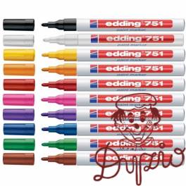 Marker lakierowy 1-2mm 751 niebieski okrągła końcówka 751/003/N EDDING Marker lakierowy 1-2mm 751 niebieski okrągła końcówka 751/003/N EDDING