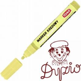 Marker kredowy końcówka 4.5mm żółty TO-292 72 TOMA Marker kredowy końcówka 4.5mm żółty TO-292 72 TOMA