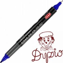 Marker do płyt CD niebieski dwustronny TO-321 TOMA