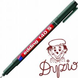 Marker niezmywalny do folii 0,3mm czarny 140S/001/C ED EDDING