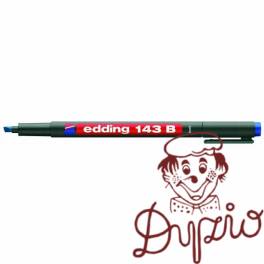 Marker niezmywalny do folii 1-3mm niebieski 143B/003/N ED EDDING Marker niezmywalny do folii 1-3mm niebieski 143B/003/N ED EDDING