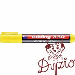 Marker permanentny 330-5 żółty ścięta końcówka 330/005/Z ED EDDING