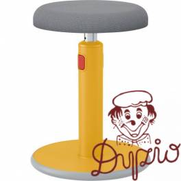 Ergonomiczny stołek Leitz Ergo Cosy żółty 65180019 Ergonomiczny stołek Leitz Ergo Cosy żółty 65180019