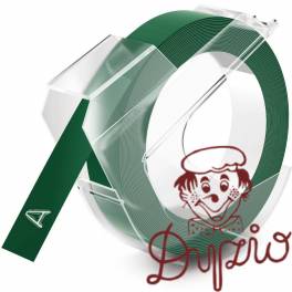 Taśma 3D wytłaczana samoprzylepna 9mm x 3m zielona DYMO S0898160 Taśma 3D wytłaczana samoprzylepna 9mm x 3m zielona DYMO S0898160