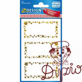Naklejki Z-Design bożonarodzeniowe - na prezenty, do opisu ręcznego 52622 AVERY ZWECKFORM