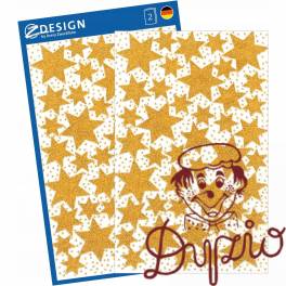Naklejki Z-Design błyszczące - gwiazdki 52225 AVERY ZWECKFORM