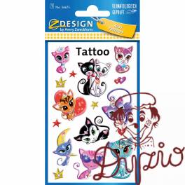 Naklejki tatuaże dla dzieci KOTY 56675 Z-DESIGN KIDS TATTOO AVERY ZWECKFORM Naklejki tatuaże dla dzieci KOTY 56675 Z-DESIGN KIDS TATTOO AVERY ZWECKFORM