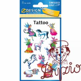 Naklejki tatuaże dla dzieci ELFY 56390 Z-DESIGN KIDS TATTOO AVERY ZWECKFORM