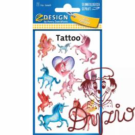 Naklejki tatuaże dla dzieci PEGAZY 56669 Z-DESIGN KIDS TATTOO AVERY ZWECKFORM