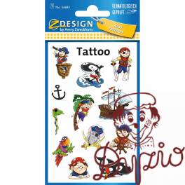 Naklejki tatuaże dla dzieci PIRACI 56683 Z-DESIGN KIDS TATTOO AVERY ZWECKFORM Naklejki tatuaże dla dzieci PIRACI 56683 Z-DESIGN KIDS TATTOO AVERY ZWECKFORM