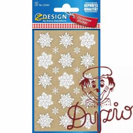 Naklejki papierowe Z-Design - Płatki śniegu 52290 AVERY ZWECKFORM