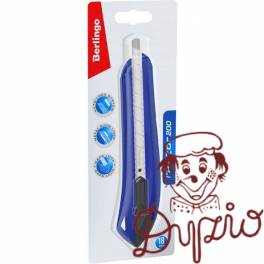 Nóż biurowy 18mm Razzor 200 niebieski 330389 BERLINGO Nóż biurowy 18mm Razzor 200 niebieski 330389 BERLINGO