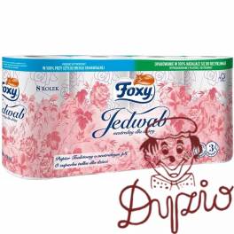 Papier toaletowy FOXY (8 rolek) JEDWAB 3 warstwy Papier toaletowy FOXY (8 rolek) JEDWAB 3 warstwy