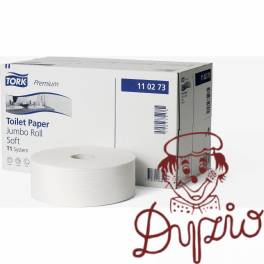 Papier toaletowy TORK T1 biały 9,7cm 360m 2w (6) JUMBO MAXI 110273