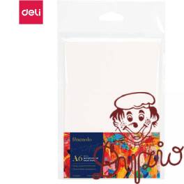 Papier akwarelowy A6 FINENOLO 300g/m2 16szt biały EC270-A6 DELI Papier akwarelowy A6 FINENOLO 300g/m2 16szt biały EC270-A6 DELI