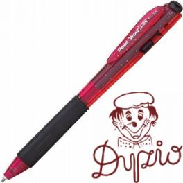 Długopis żelowy WOW K437CR/B czerwony pstryk.gum.uchwyt PENTEL Długopis żelowy WOW K437CR/B czerwony pstryk.gum.uchwyt PENTEL