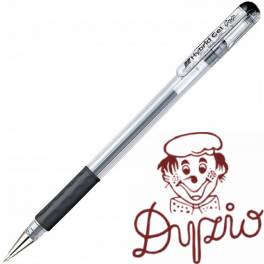 Pióro żelowe PENTEL K116 czarny z gumowym uchwytem Hybrid Gel Grip Pióro żelowe PENTEL K116 czarny z gumowym uchwytem Hybrid Gel Grip