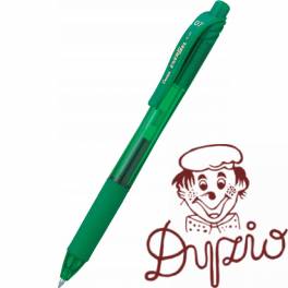 Pióro kulkowe PENTEL BL107 0.7mm zielone z tuszem żelowym Pióro kulkowe PENTEL BL107 0.7mm zielone z tuszem żelowym