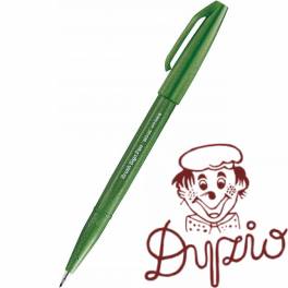 Pisak BRUSH SIGN PEN oliwkowy SES15C-D2X PENTEL