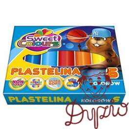 Plastelina 6 kolorów Sweet Colours KOMA-PLAST Plastelina 6 kolorów Sweet Colours KOMA-PLAST