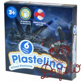 Plastelina szkolna 6 kolorów KOSMOS 303218004 ASTRA Plastelina szkolna 6 kolorów KOSMOS 303218004 ASTRA