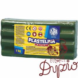 Plastelina Astra 1 kg zielona ciemna 303111019 ASTRA Plastelina Astra 1 kg zielona ciemna 303111019 ASTRA