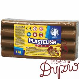 Plastelina Astra 1 kg brązowa 303111022 ASTRA Plastelina Astra 1 kg brązowa 303111022 ASTRA