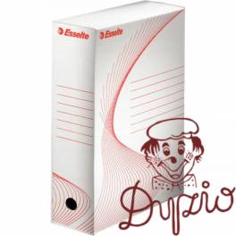 Pudło archiwizacyjne ESSELTE BOXY 100mm białe 128201 Pudło archiwizacyjne ESSELTE BOXY 100mm białe 128201